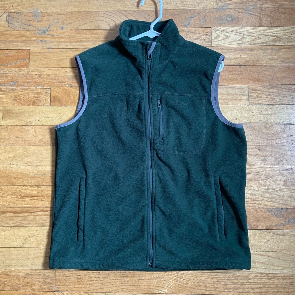 L.L. Bean fleece vest